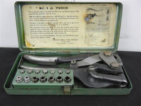 whitney metal tool company punch